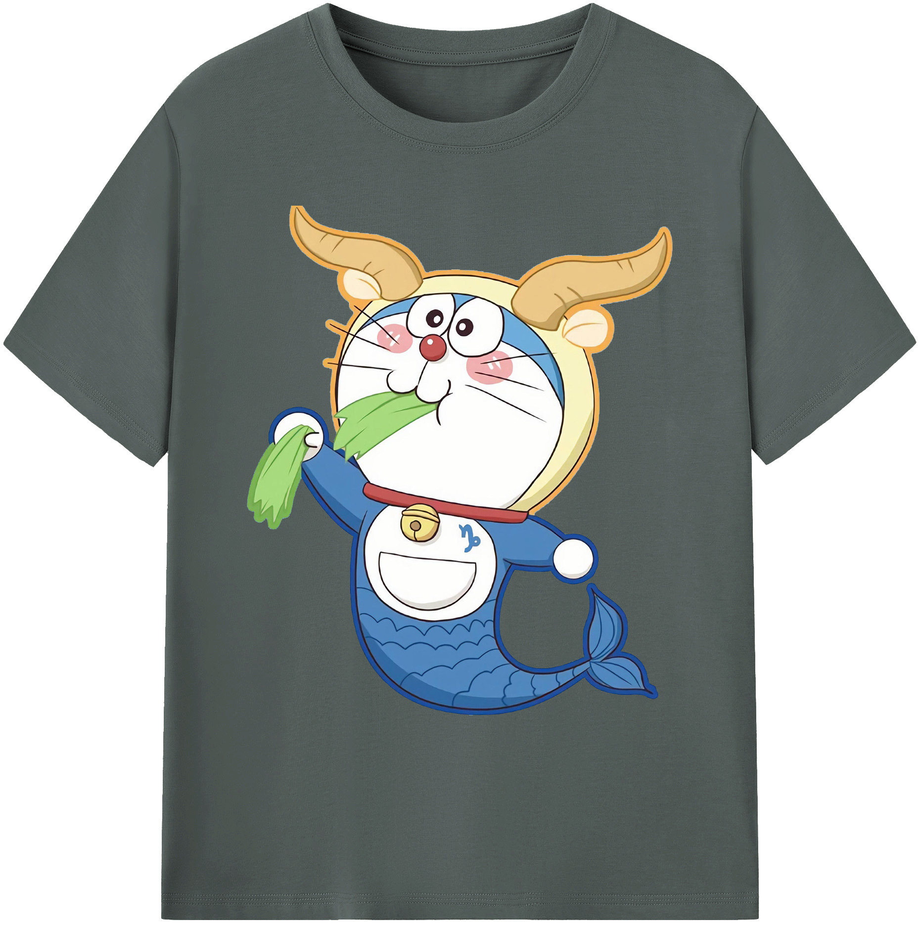 （画像用） ドラえもん Doraemon 綿100％ メンズ半袖Tシャツ｜肌触りやわらか＆通気性